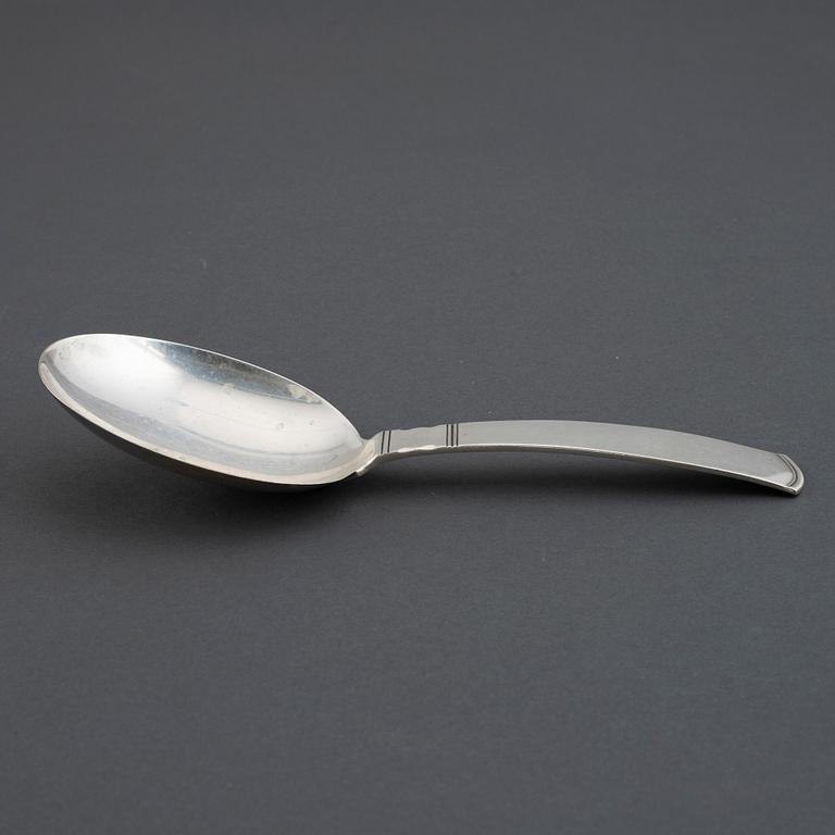 JACOB ÄNGMAN, Rosenholm, bestickservis, 33 delar, silver, GAB.