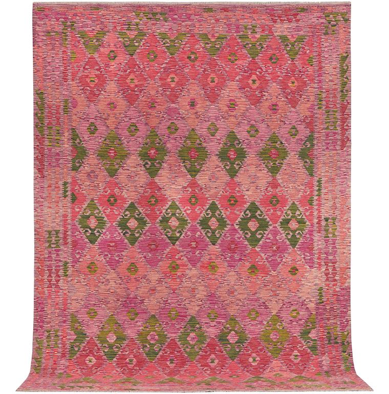 Matta, Afghansk kelim, ca 364 x 253 cm.