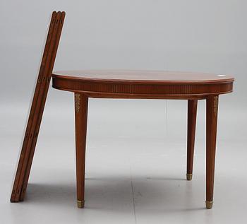 MATSALSMÖBLEMANG, 7 delar, gustaviansk stil, 1900-tal.