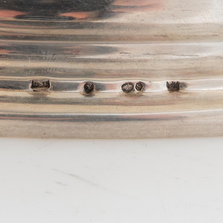 Jardinière silver Art Nouveau early 20th century.