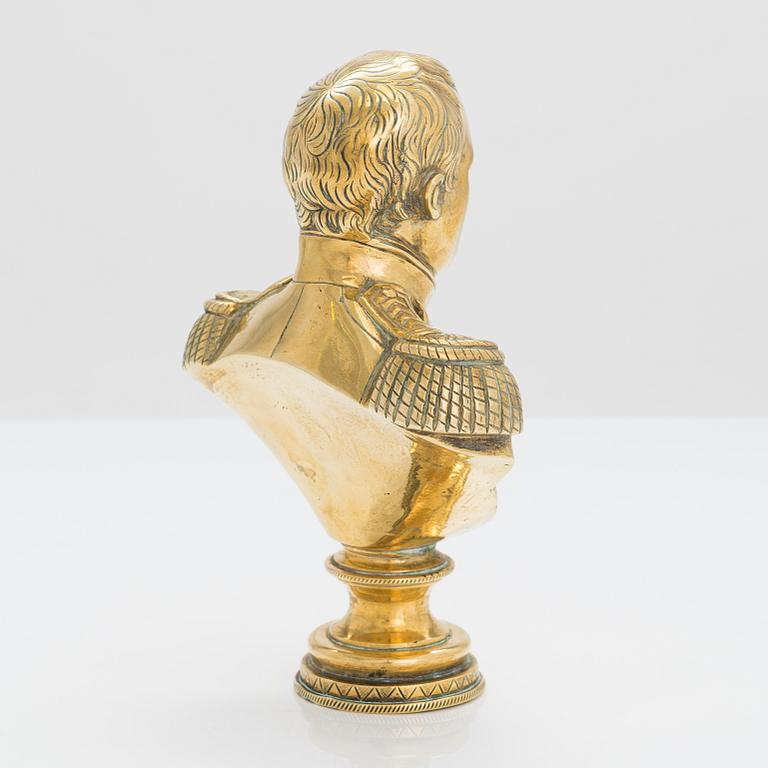 Skulptur, mässing, 1800-talets slut.