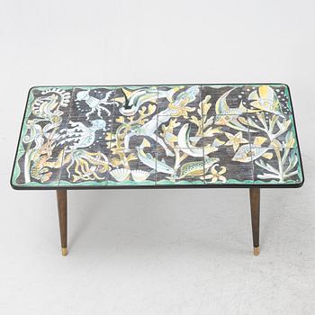 A coffee table, presumably Tilgmans kermik, Sweden, dated 1961.