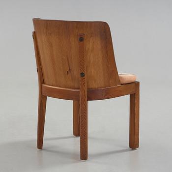 Axel Einar Hjorth, a 'Lovö' stained pine armchair, Nordiska Kompaniet, Sweden 1930's.