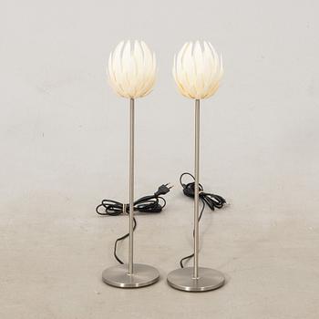 Table lamps a pair "MGX" Materialise 2000s.