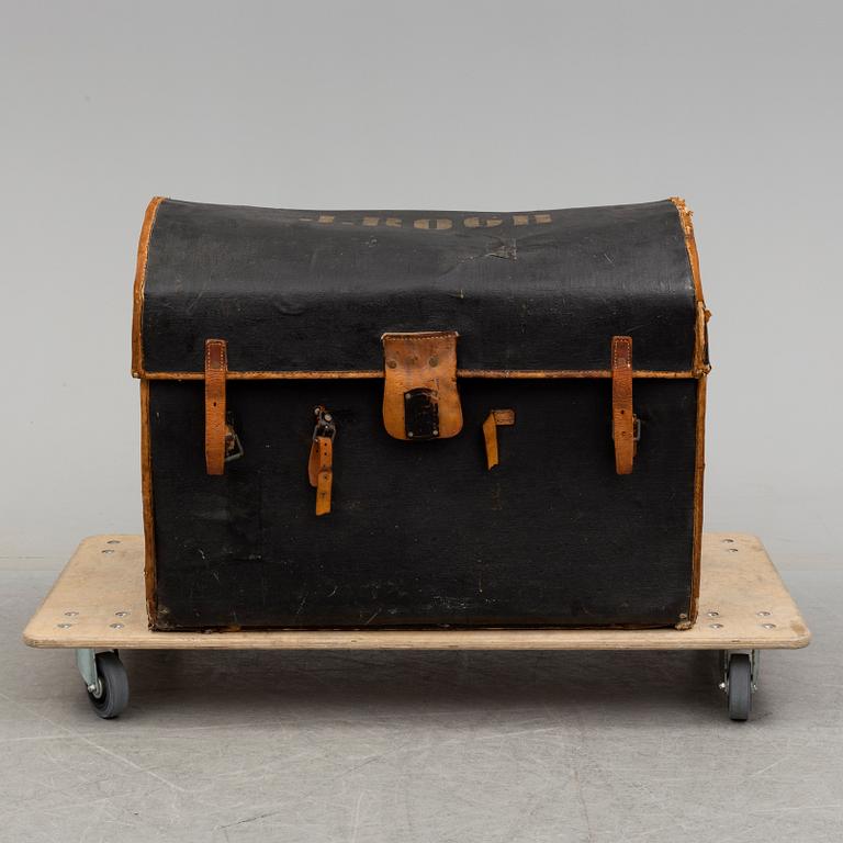 A late 19th century trunk.