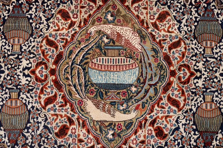 Carpet, Kashmar, approx. 390 x 290 cm.