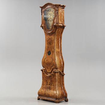 An astronomical longcase clock by Johann Joseph Langschwert court-watchmaker, Würzburg, circa 1750.