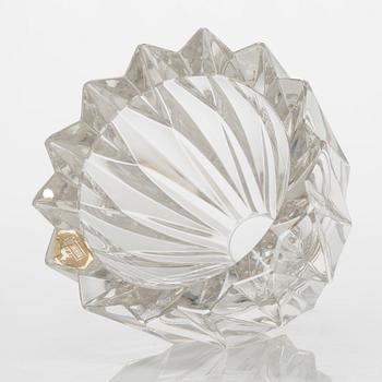 Aimo Okkolin, skål, "Näckros", signerad Aimo Okkolin Riihimäen Lasi Oy.