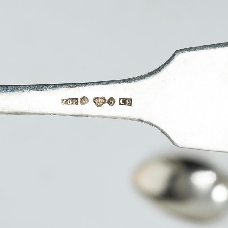 Cutlery set, 44 pieces, silver, “Tornedal”, including mark of CO Persson, Haparanda, 1953.
