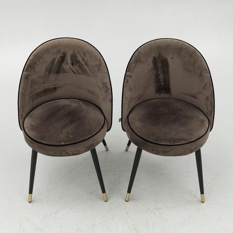 Six 'Cooper' chairs, Eichholtz, contemporary.