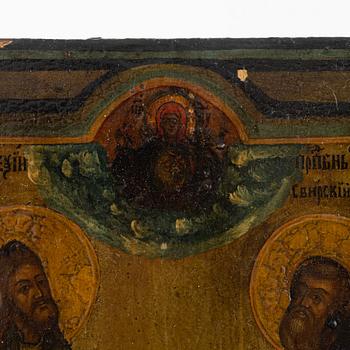 Icon, Russia, 19th Century, tempera on panel.