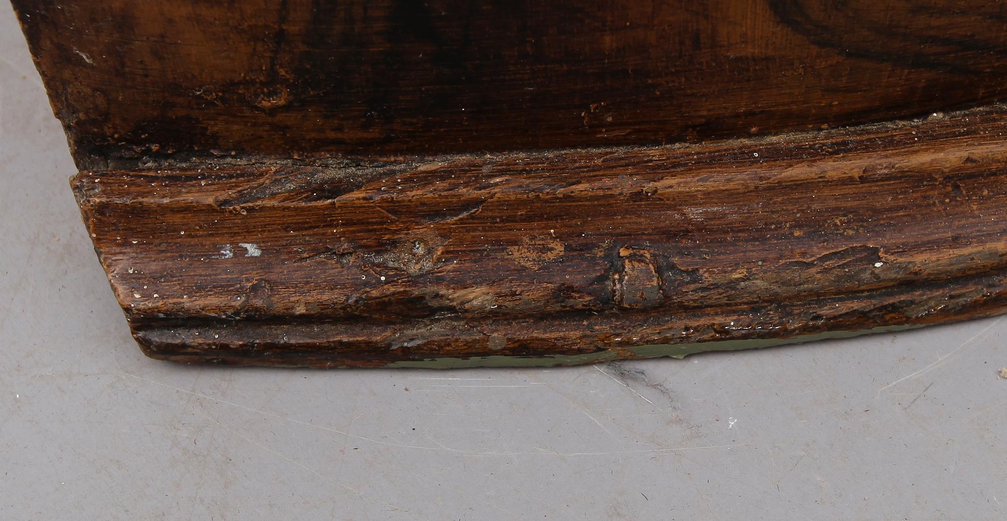 HÖRNSKÅP, allmoge, 1700-/1800-tal.