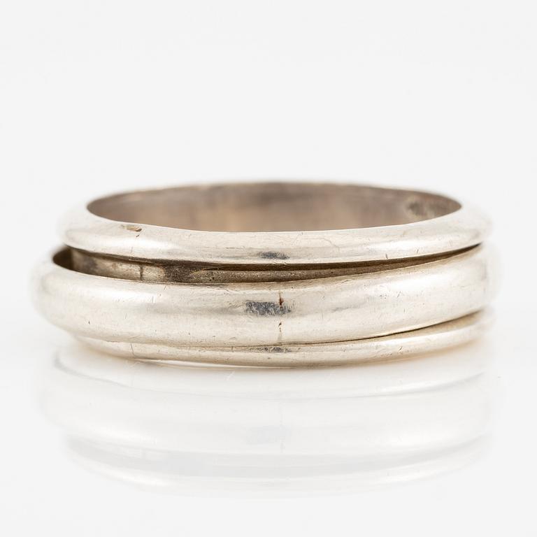 Ring, silver, Mexico.