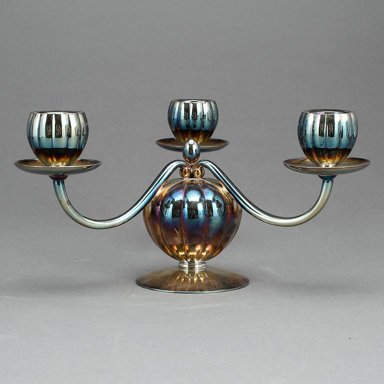 LJUSSTAKE, sterlingsilver, Tyskland, 479 gram.