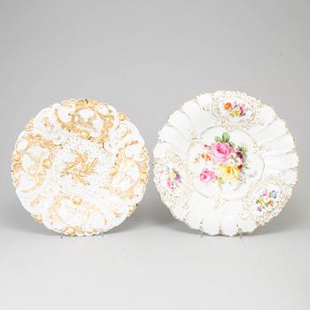 FAT, 4 stycken, porslin. Meissen, 1900-tal.