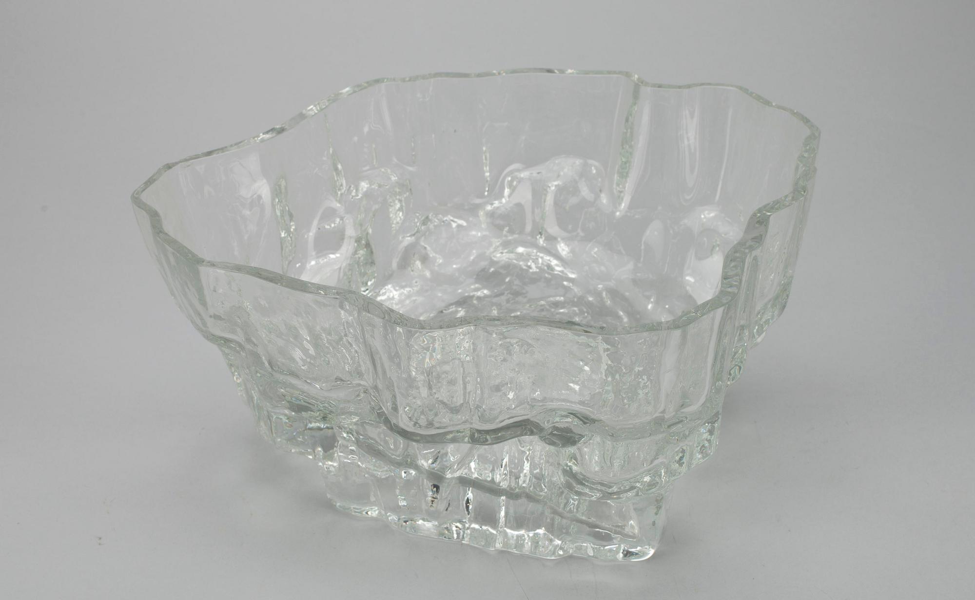SKÅL, glas, "Inari", sign. Tapio Wirkkala -3543. Iittala 1967-1981.