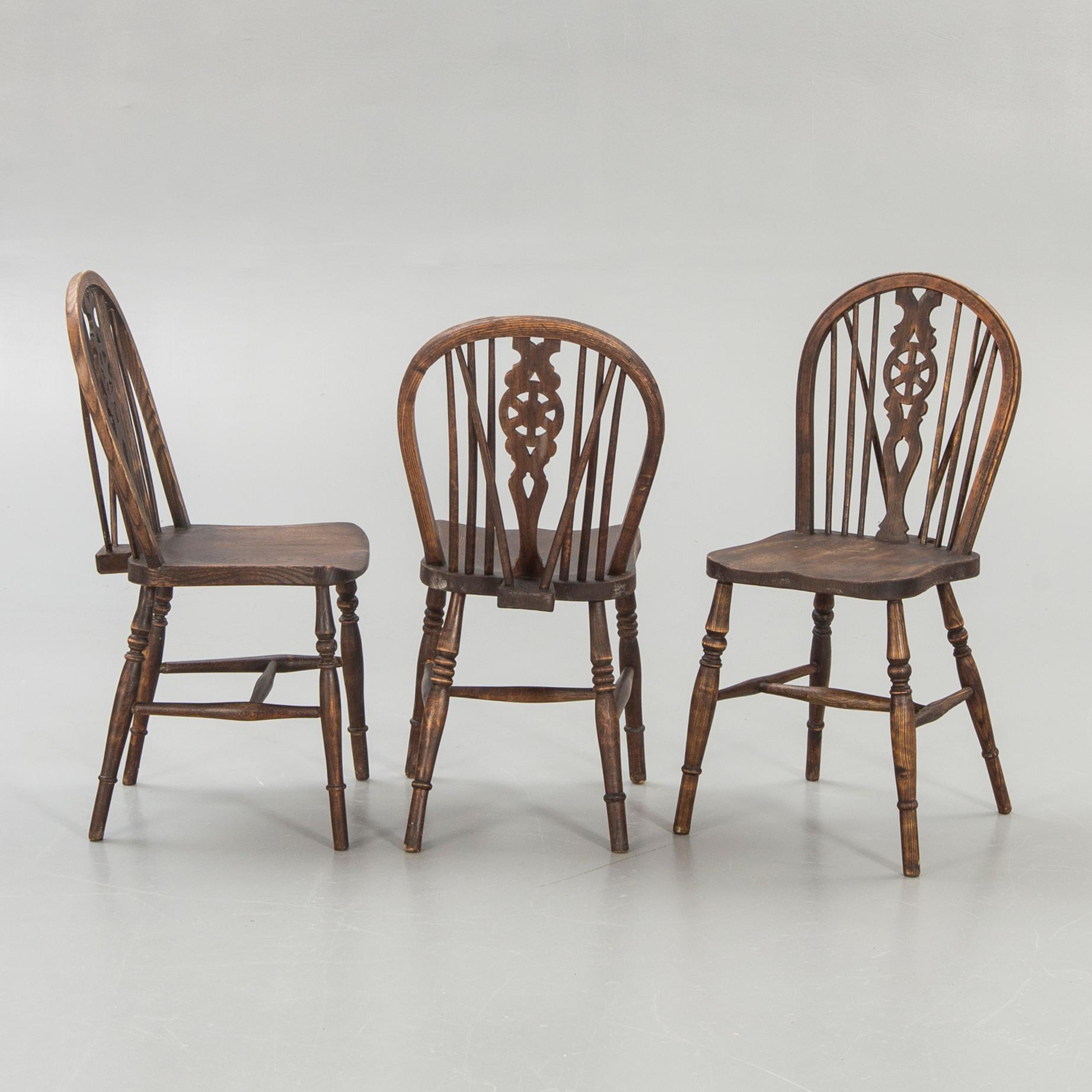 Stolar, 6 st Windsor-modell, 1900-tal.