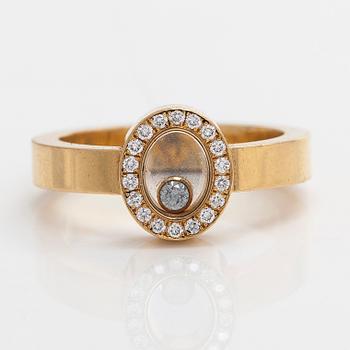 Chopard, Happy Diamonds, ring, brilliant cut diamonds, 18K gold.