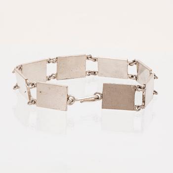 A silver bracelet by Wiwen Nilsson 1965.