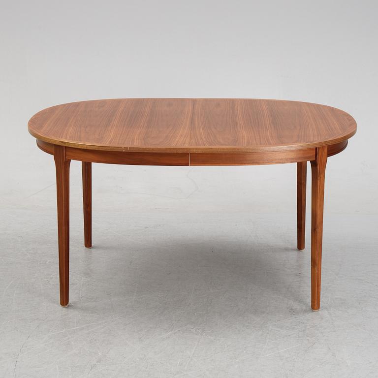 A teak dining table from Möbelfabriken Linden, Horda, 1960's.