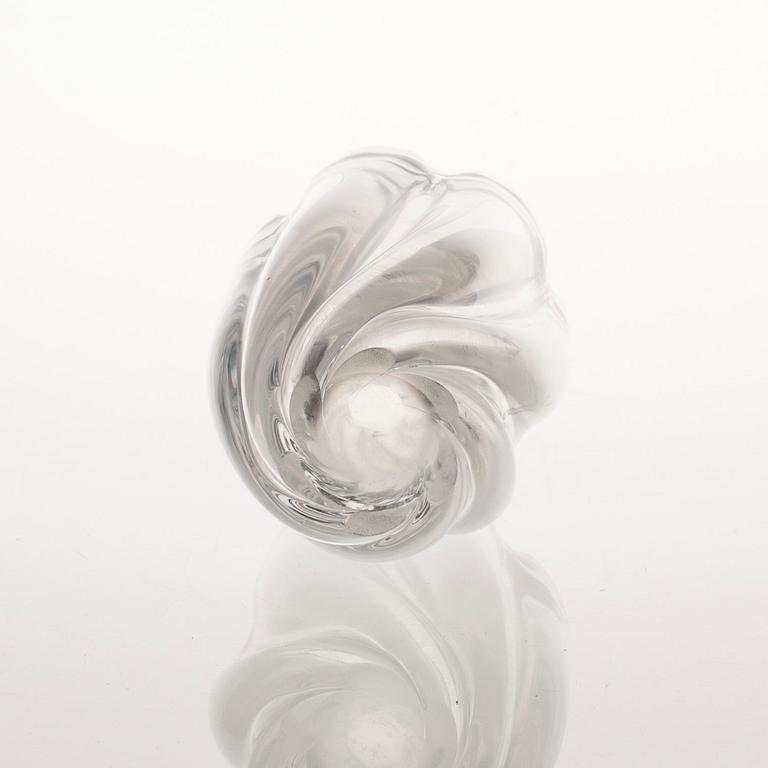 VAS, glas, Edvin Öhrström, Orrefors, märkt FU 2444/4.