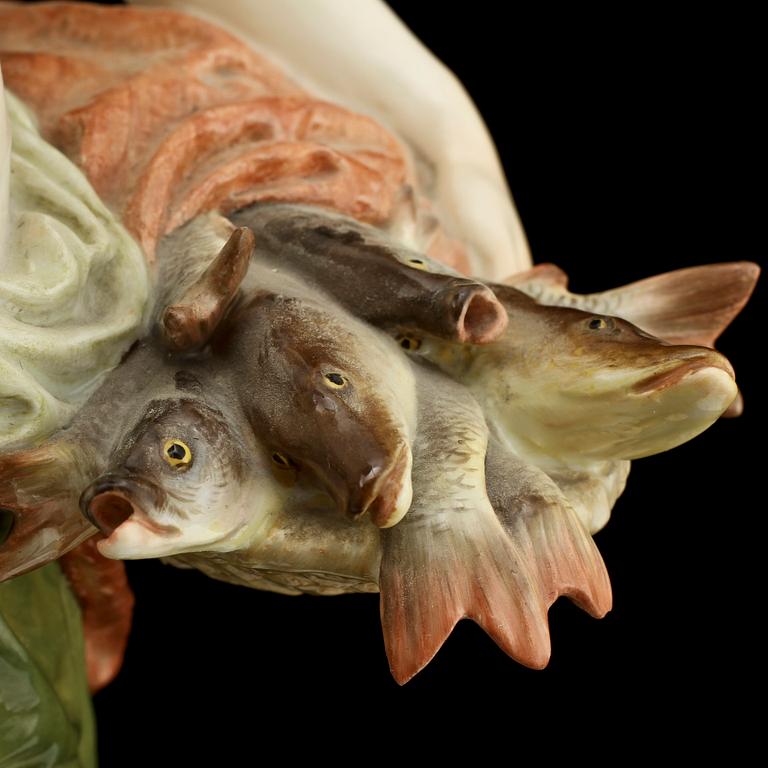 FIGURIN, porslin, Meissen.