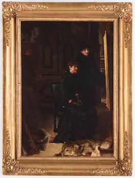 Waldemar Tode, In the artist's studio.