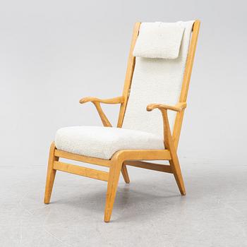 A Swedish Modern easy chair, Axel Larsson, Svenska Möbelfabrikerna Bodafors, 1940s.