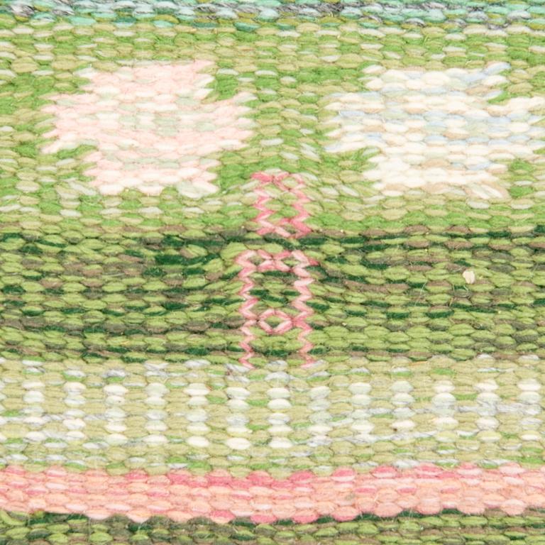 Anna-Johanna Ångström, matta, röllakan, ca 205 x 141 cm, signerad Å.