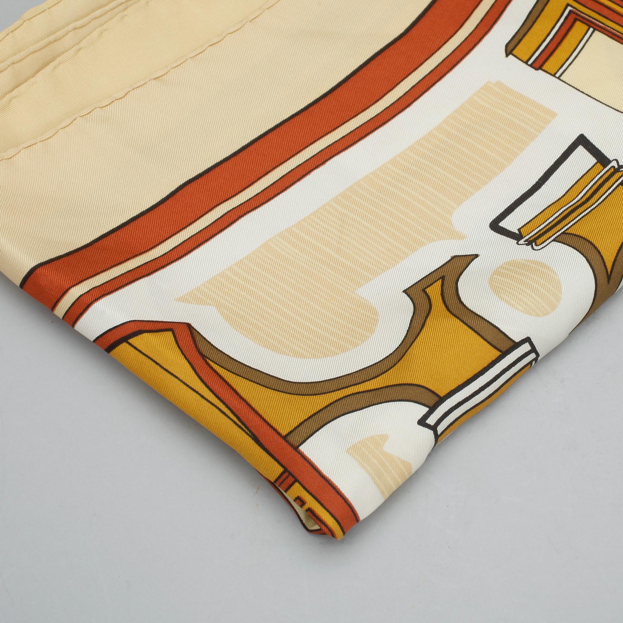SCARF, siden, Hermés, "Les Coupés".