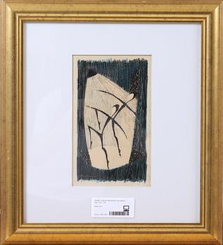 Folke Persson · FOLKE PERSSON, blandteknik, sign o dat "-54".