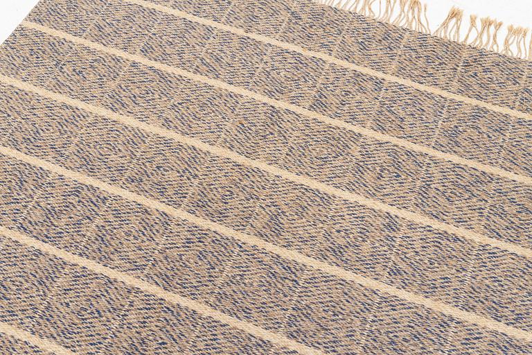 A flat weave carpet Bergå wool spinning mill, Stora Skedvi, c 245 x 140 cm.