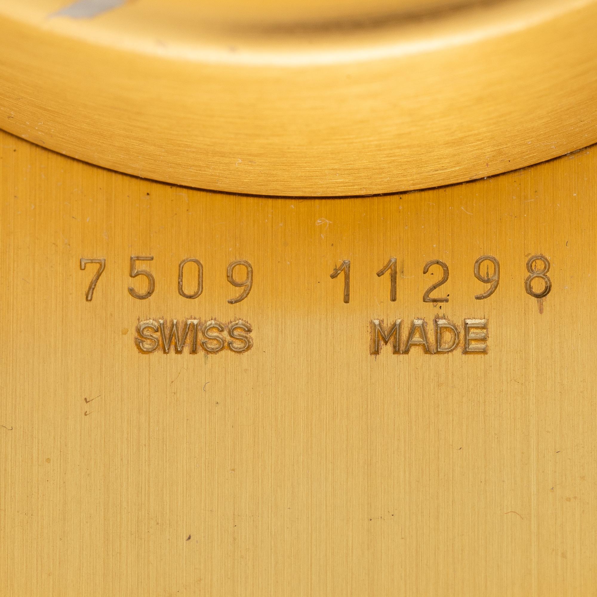 Cartier, table clock, 83 x 65 mm.