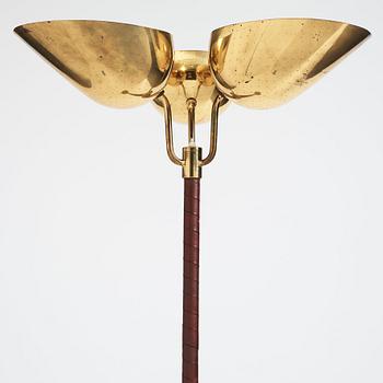 Carl-Axel Acking, a rare model "2645" floor lamp, Bröderna Malmströms metallvarufabrik, Sweden 1940s-50s.