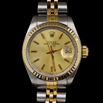 DAMARMBANDSUR, Rolex, Oyster Perpetual date, automatisk.