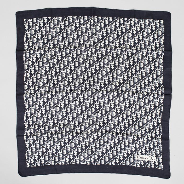 Christian Dior, a silk scarf and tie.