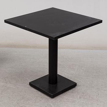 BORIS BERLIN/POUL CHRISTIANSEN, a 'Non' table with two chairs by Komplot design for Källmo.