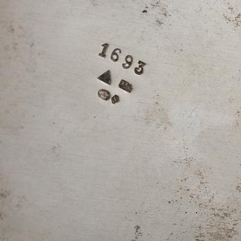 PARTI SILVER, 6 delar, bl a W A Bolin, 1900-tal.