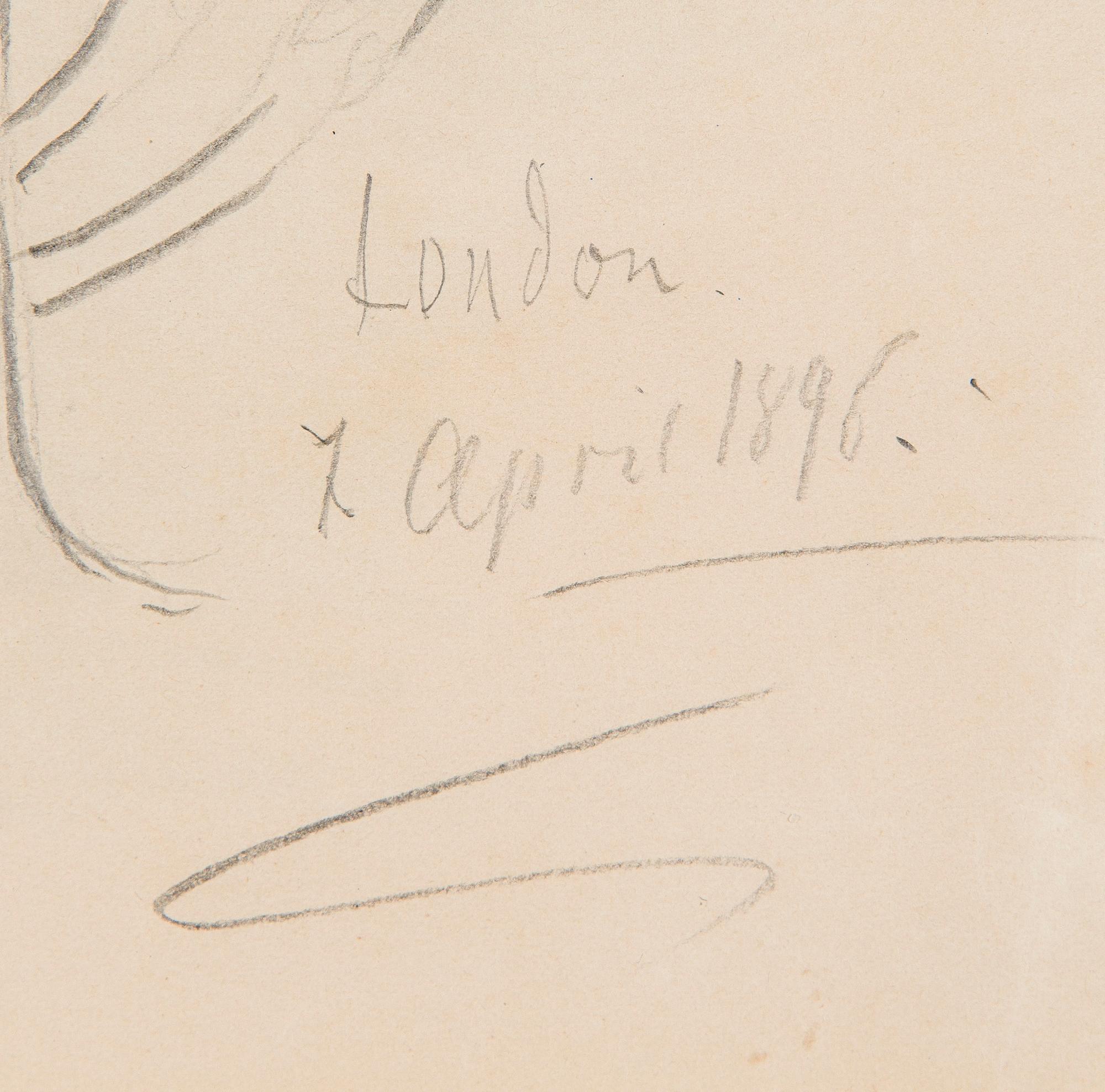 Hugo Simberg, Sketch for "Autumn".