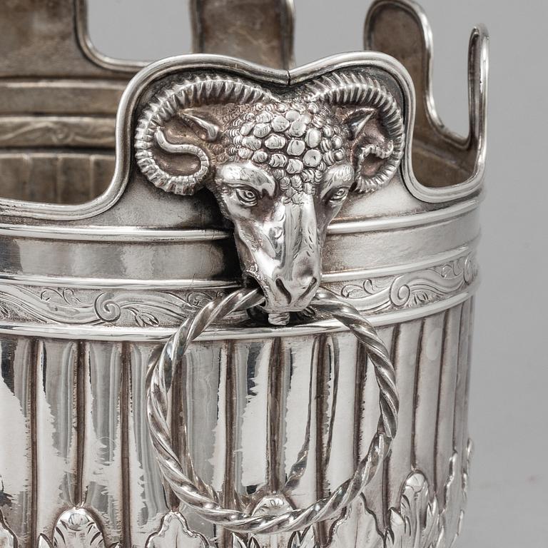 Glassköljare, pläter. Louis XVI-stil. 1800-tal.