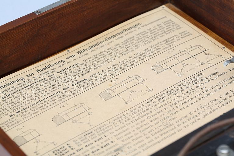 TEKNISK APPARATUR (blixtmätare) början av 1900-talet.