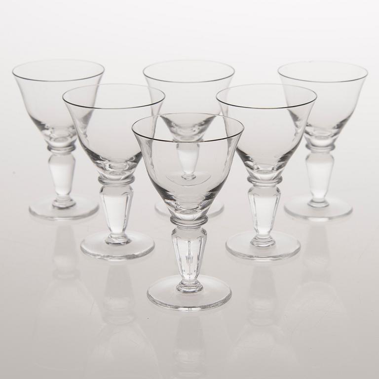 HENRY ERICSSON, dricksglas, 25 st, "H.E -glas", Riihimäki Glasbruk , sent 1920-tal.