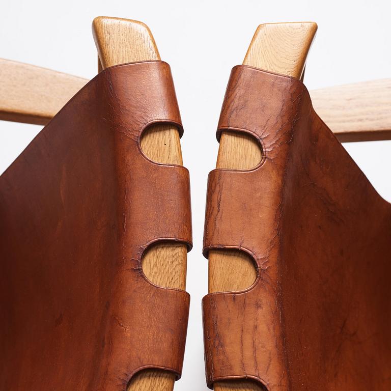 Carl-Axel Acking, a pair of "Trienna" easy chairs, Nordiska Kompaniet 1950-60s.