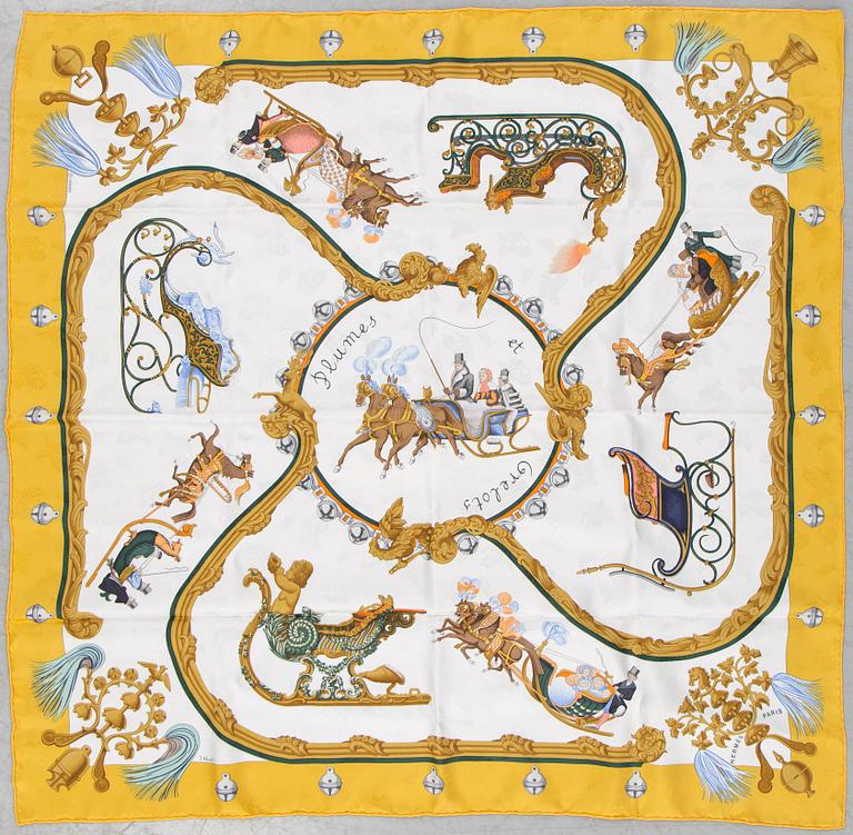 SCARF, "Plumes et Grelots", Hermès.