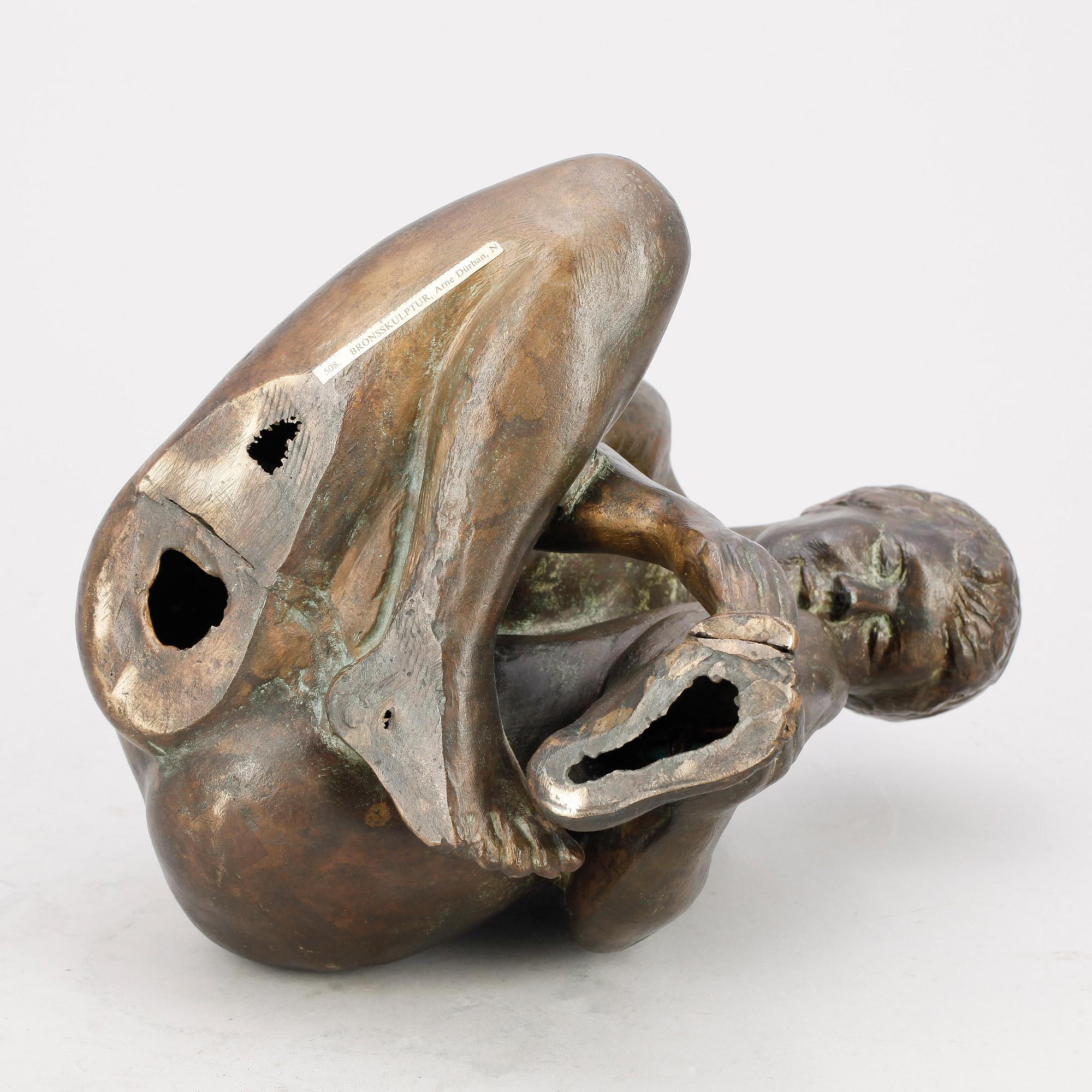 ARNE DURBAN. (Efter) Brons. Skulptur.