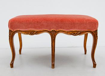 TABURETT, rokokostil, 1900-talets mitt.