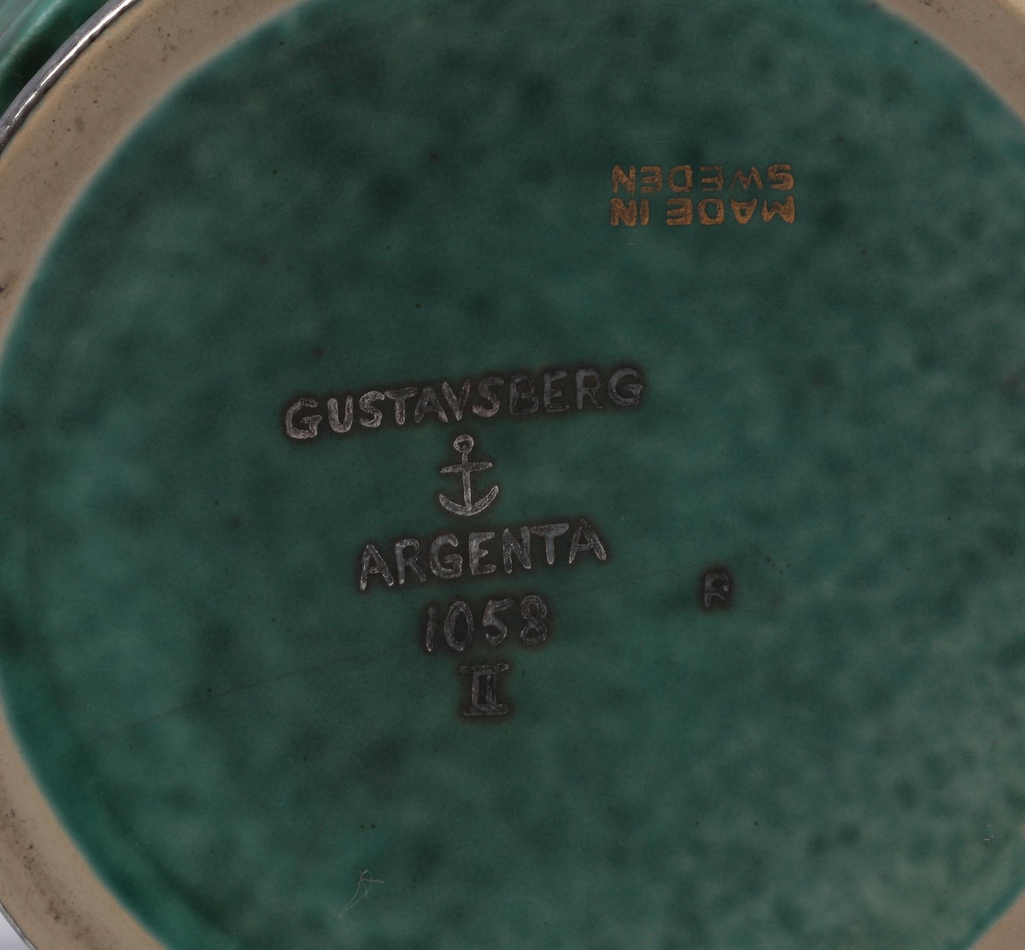 VAS, keramik, "Argenta", Wilhelm Kåge, Gustavsberg.