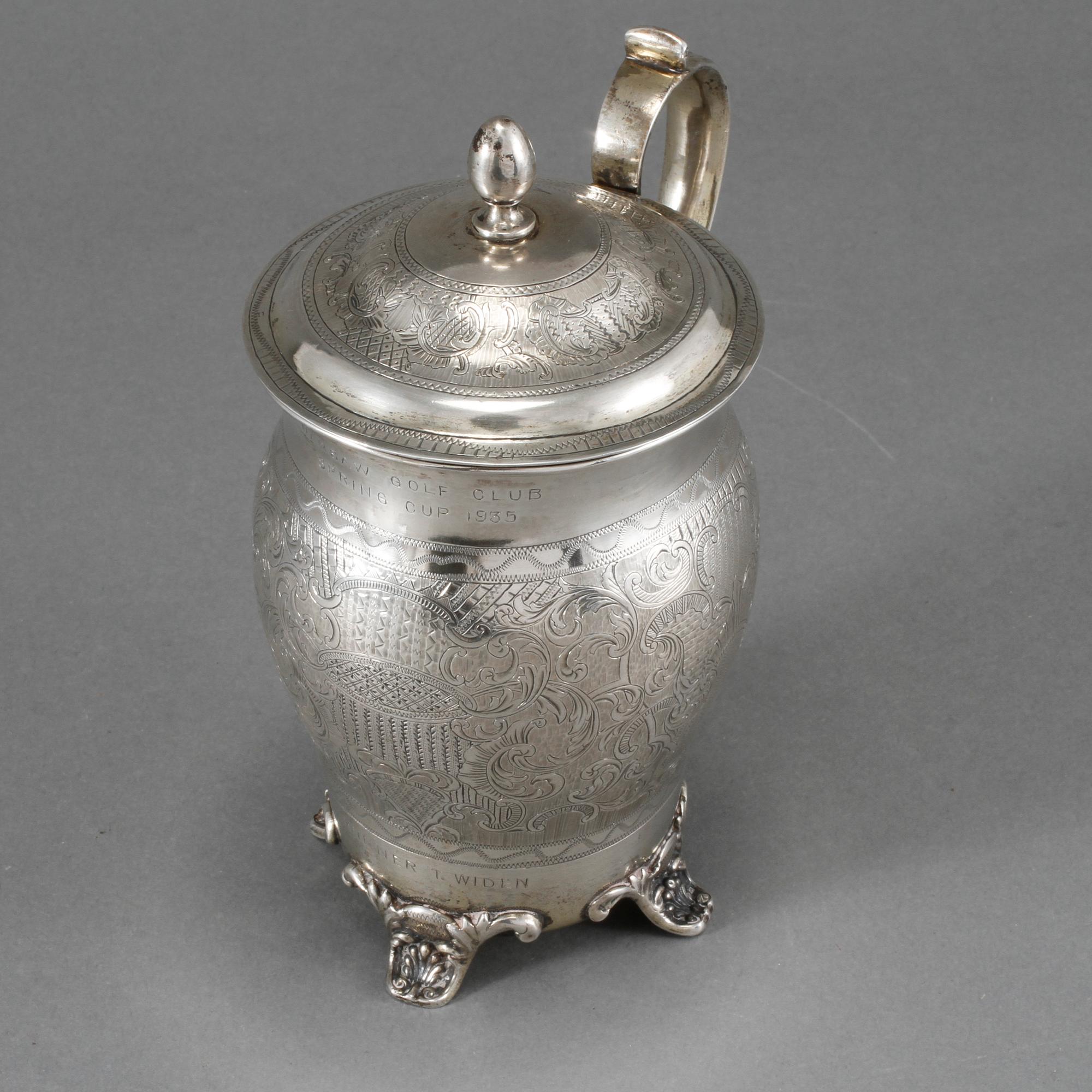 BÄGARE, silver, Moskva, 1849, vikt 322 g.