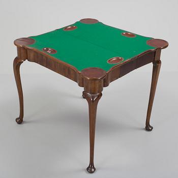 A 19th Century Queen Anne revival concertina action card and gaming table.