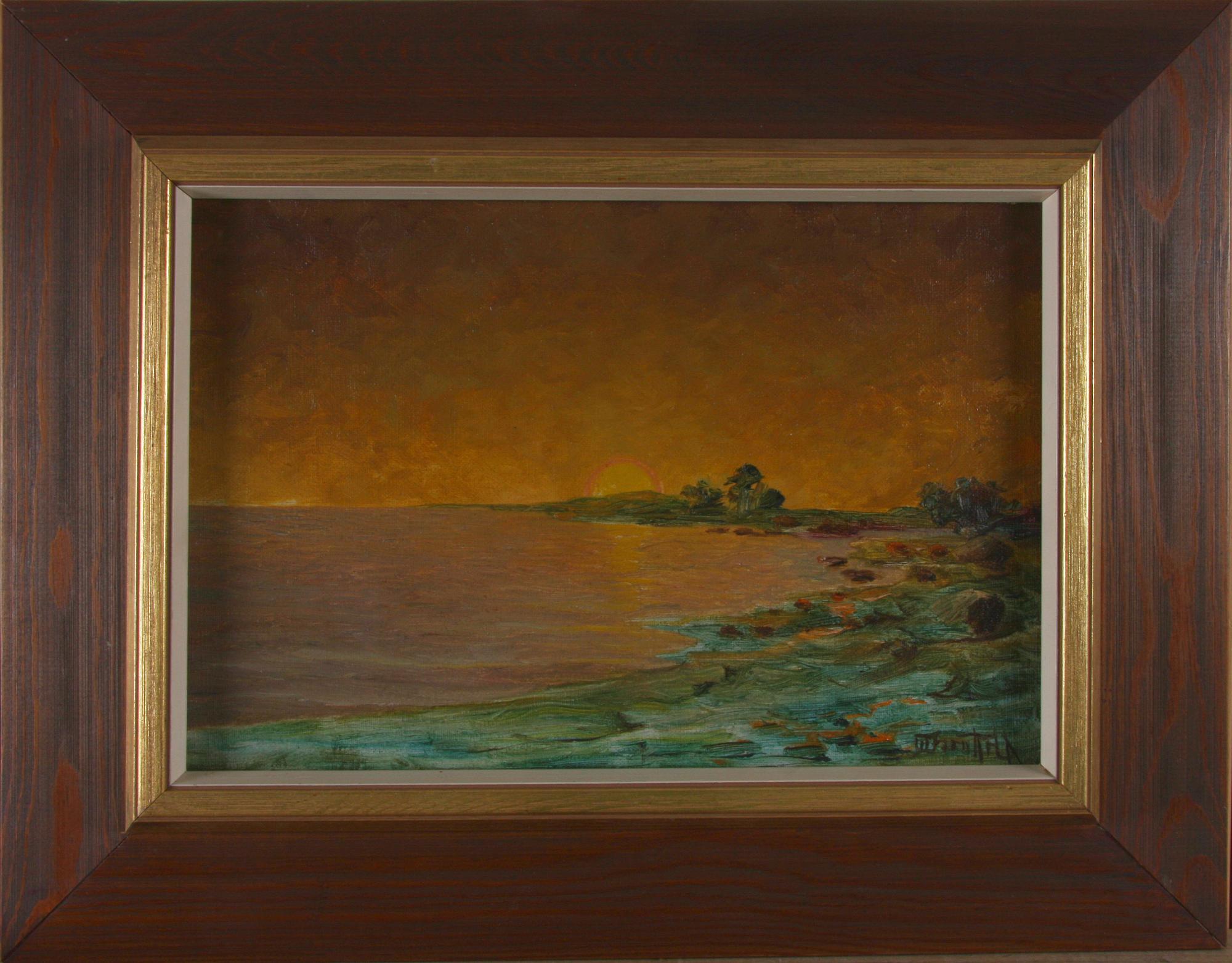 OKÄND KONSTNÄR , olja på duk, bär sign.